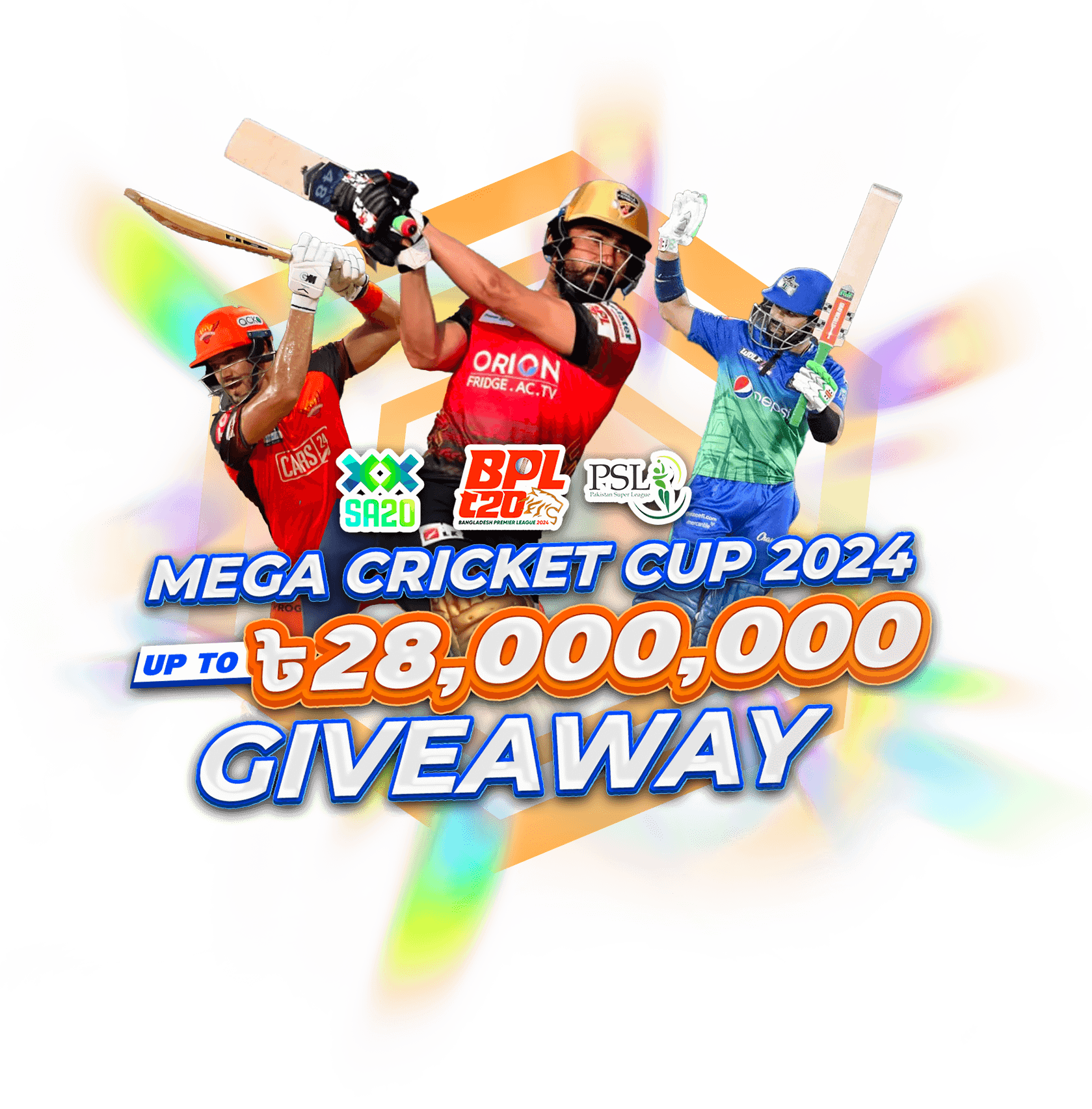 Mega Cricket League Giveaway 2024