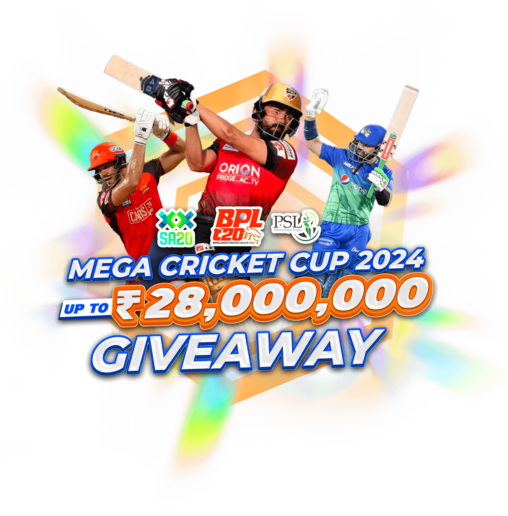 Mega Cricket League Giveaway 2024